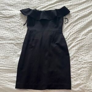 Black off the shoulder dress